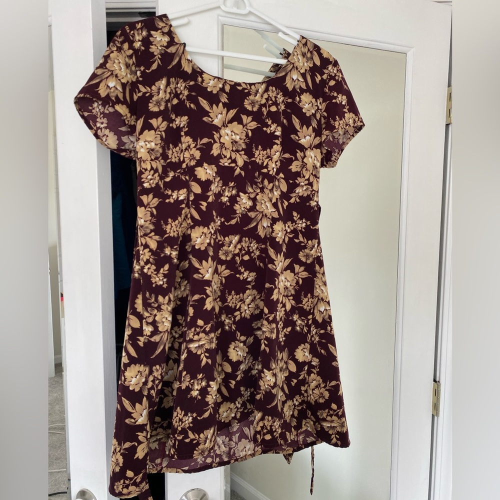 Vintage Tie Back Dress 11/12 Beautiful